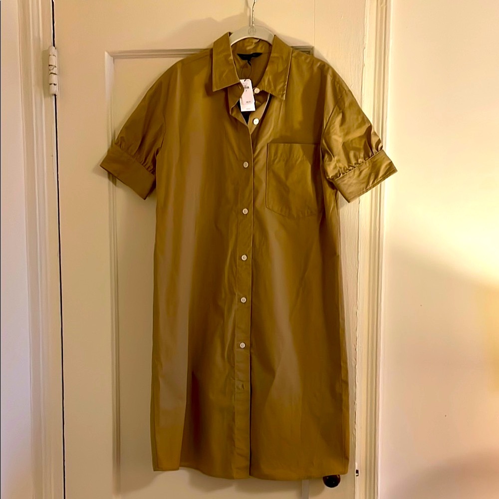Banana Republic Tan Shirt Dress
